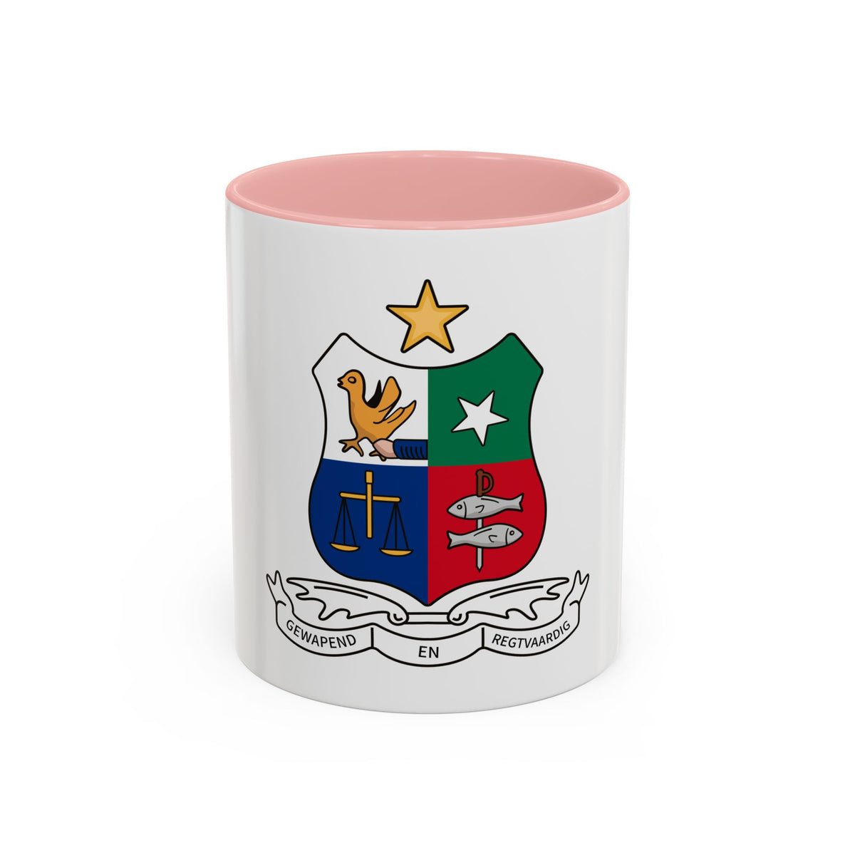 Coat of arms of Stellaland - Accent Coffee Mug