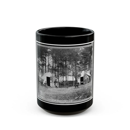 Quarters Of Capt. Harry Clinton, Qt. Mst. Of Provost Marshal Dept., Brandy Station, Virginia (U.S. Civil War) Black Coffee Mug-15oz-Go Mug Yourself