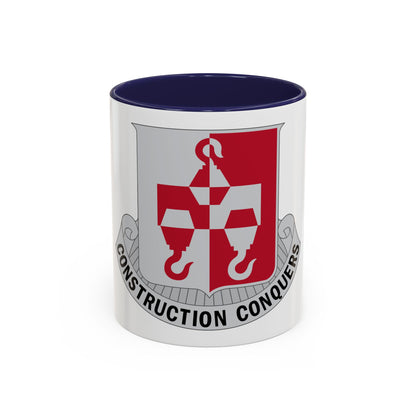 244 Engineer Battalion (U.S. Army) Accent Coffee Mug