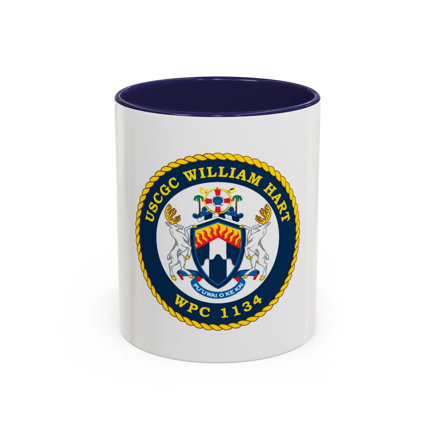 USCG C William Hart WPC 1134 (U.S. Coast Guard) Accent Coffee Mug