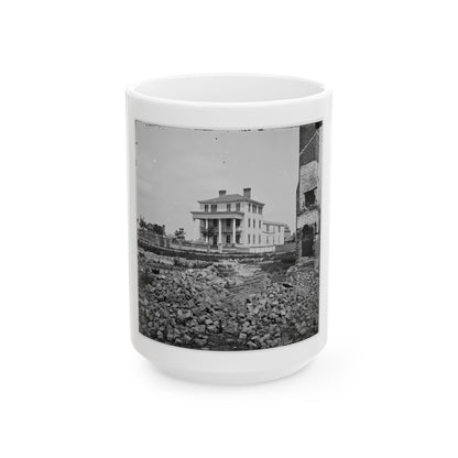 Charleston, S.C. O'connor House (180 Broad Street), In Which Union Officers Were Confined Under Fire (U.S. Civil War) White Coffee Mug