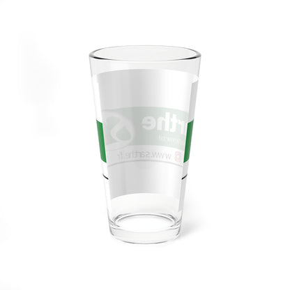 Flag of the Department of Sarthe (France) Pint Glass 16oz