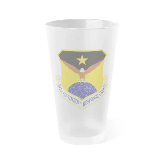 571st Contingency Response Group (U.S. Air Force) Frosted Pint Glass 16oz 16oz Frosted - Go Mug Yourself