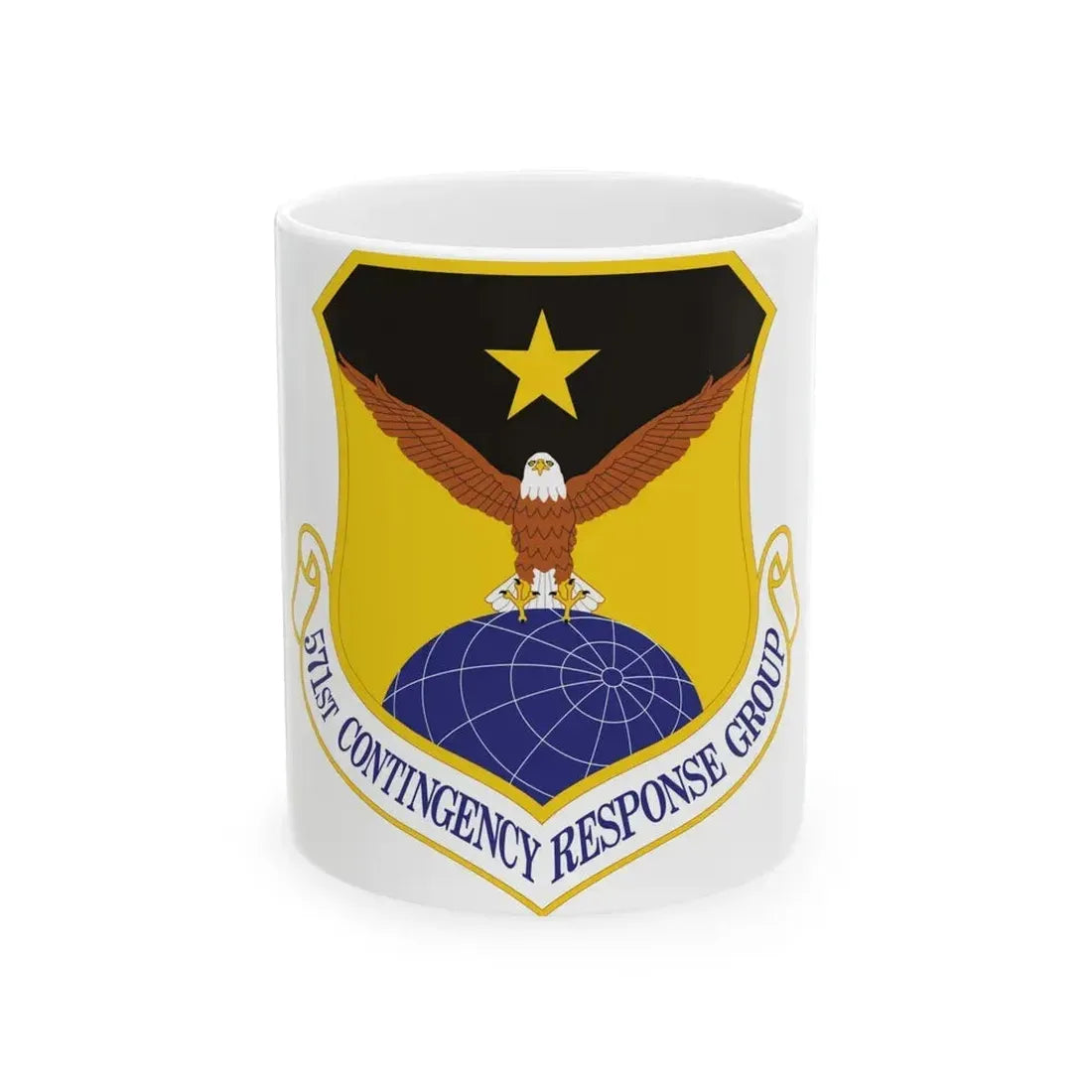 571st Contingency Response Group (U.S. Air Force) White Coffee Mug 11oz - Go Mug Yourself