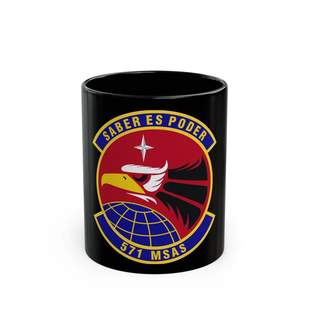 571st Mobility Support Advisory Squadron (U.S. Air Force) Black Coffee Mug-11oz-Go Mug Yourself