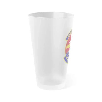 571st Mobility Support Advisory Squadron (U.S. Air Force) Frosted Pint Glass 16oz - Go Mug Yourself