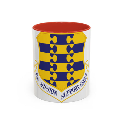 61st Mission Support Group (U.S. Air Force) Accent Coffee Mug