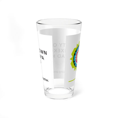 Flag of Cape Town South Africa (South Africa) Pint Glass 16oz
