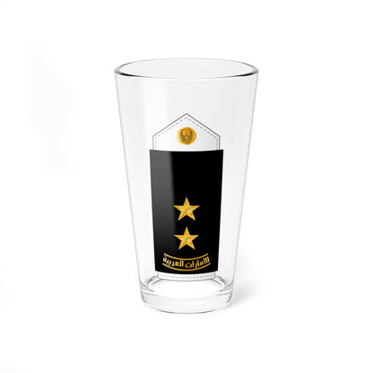 07 UAEN 1LT (United Arab Emirates) (Military Rank) Pint Glass 16oz