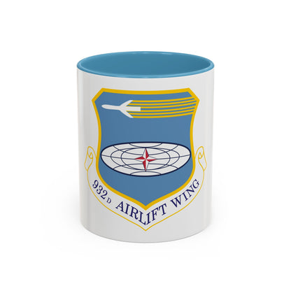 932 Airlift Wing AFRC (U.S. Air Force) Accent Coffee Mug