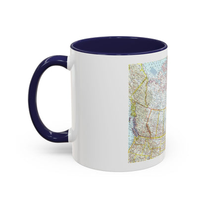 Canada (1961) (Map) Accent Coffee Mug