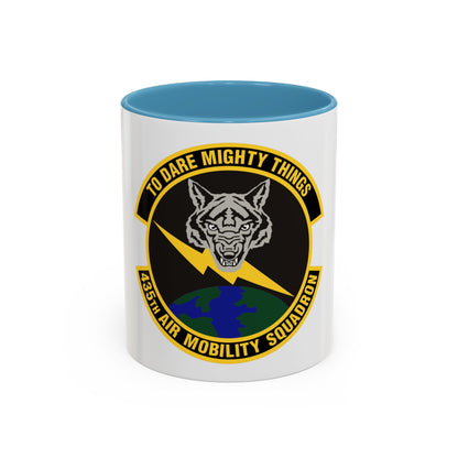 435th Air Mobility Squadron (U.S. Air Force) Accent Coffee Mug