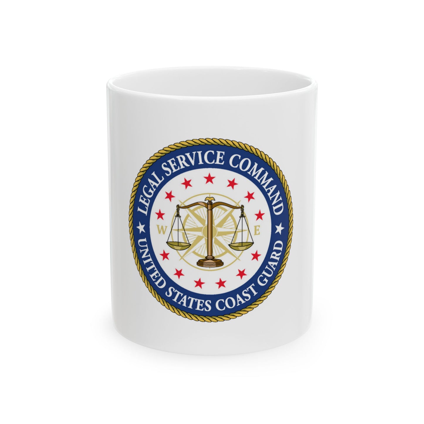 USCG Legal Service Command (U.S. Coast Guard) White Coffee Mug