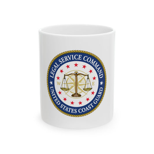 USCG Legal Service Command (U.S. Coast Guard) White Coffee Mug