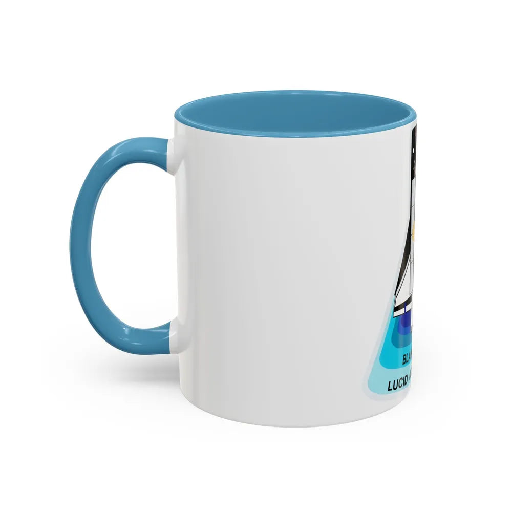 STS 43 (NASA) Accent Coffee Mug-Go Mug Yourself