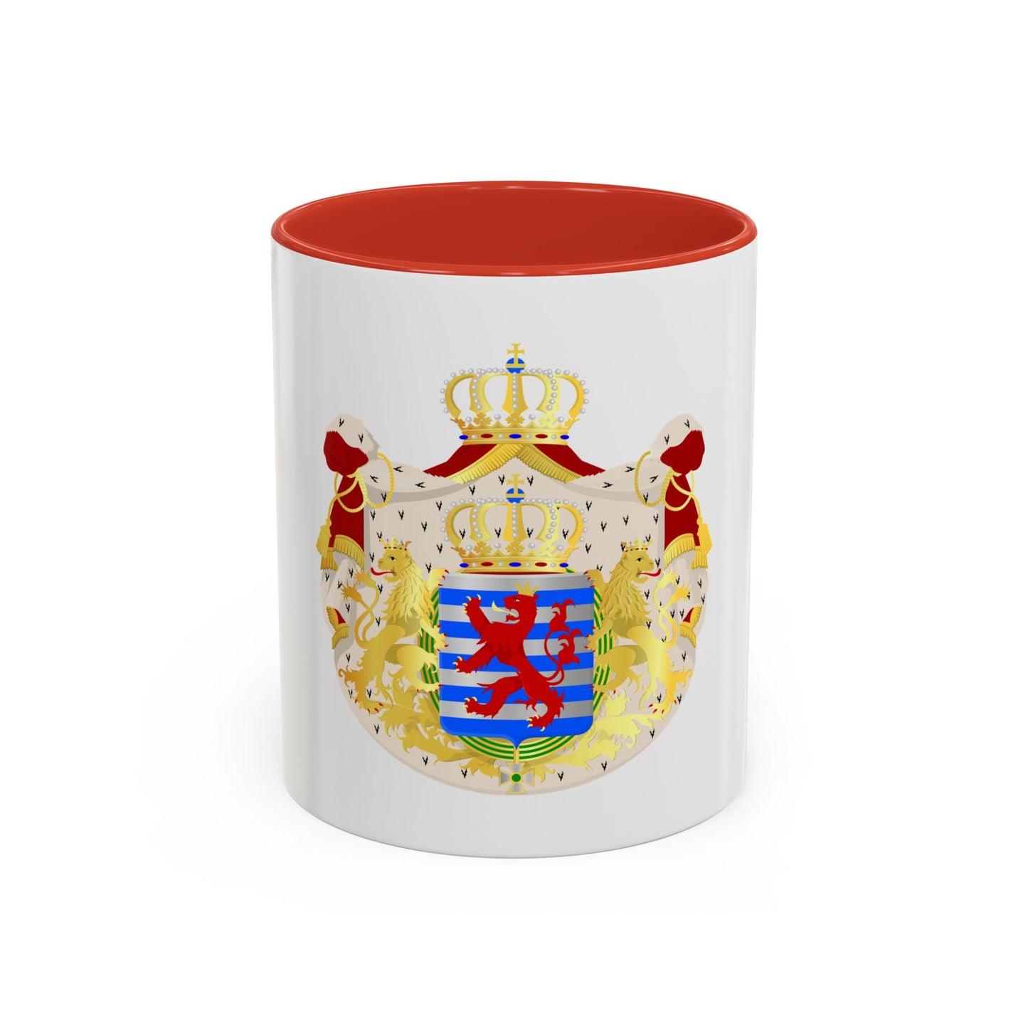 Greater coat of arms of the grand-duchy of Luxembourg - Accent Coffee Mug