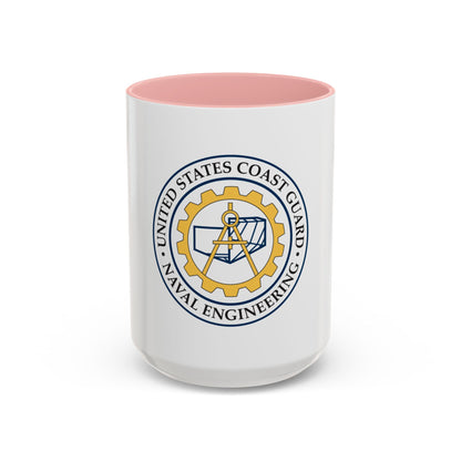USCG Naval Engineering (U.S. Coast Guard) Accent Coffee Mug