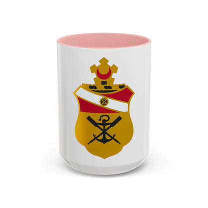 21 Engineer Battalion (U.S. Army) Accent Coffee Mug