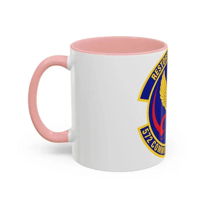572d Commodities Maintenance Squadron (U.S. Air Force) Accent Coffee Mug - Go Mug Yourself