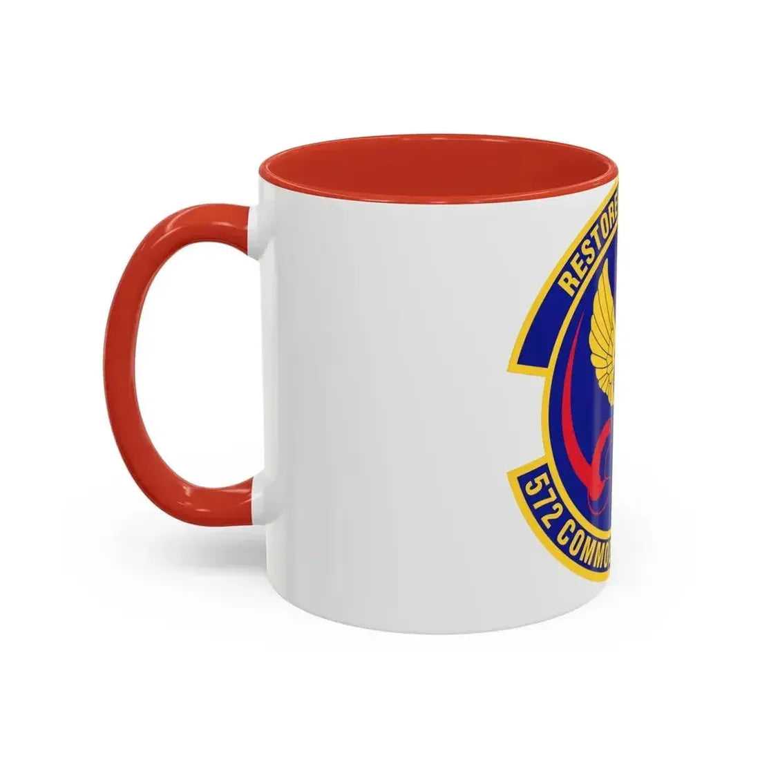 572d Commodities Maintenance Squadron (U.S. Air Force) Accent Coffee Mug - Go Mug Yourself