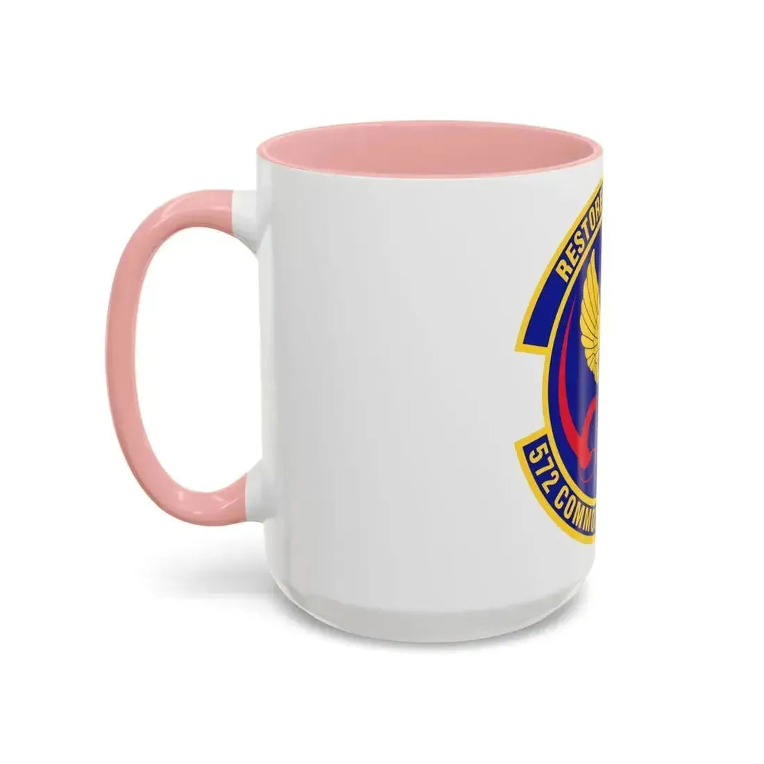 572d Commodities Maintenance Squadron (U.S. Air Force) Accent Coffee Mug - Go Mug Yourself