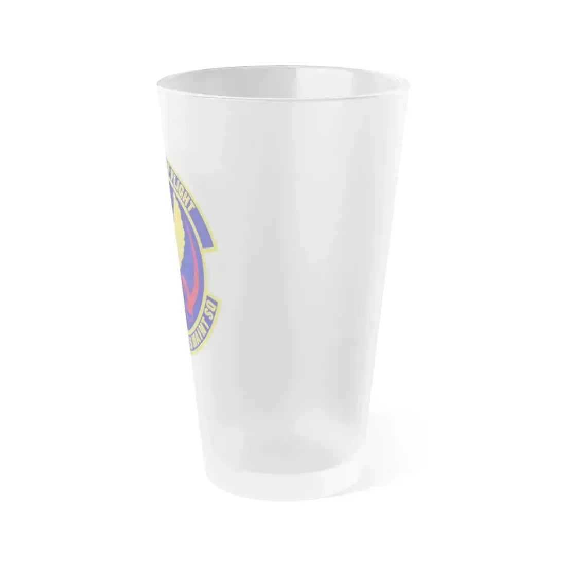 572d Commodities Maintenance Squadron (U.S. Air Force) Frosted Pint Glass 16oz - Go Mug Yourself