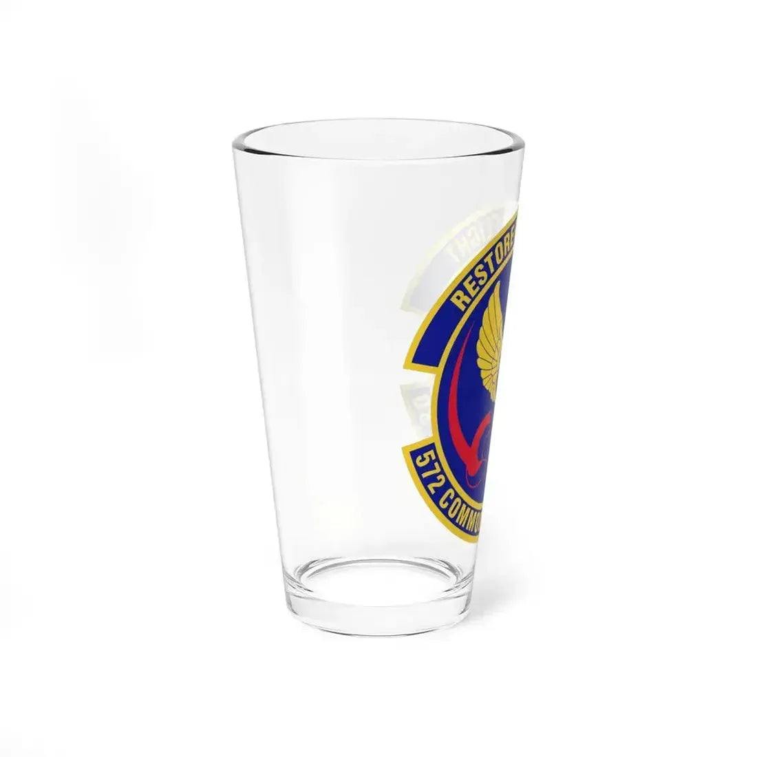 572d Commodities Maintenance Squadron (U.S. Air Force) Pint Glass 16oz - Go Mug Yourself