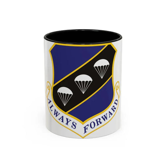 572d Contingency Response Group (U.S. Air Force) Accent Coffee Mug 11oz Black - Go Mug Yourself