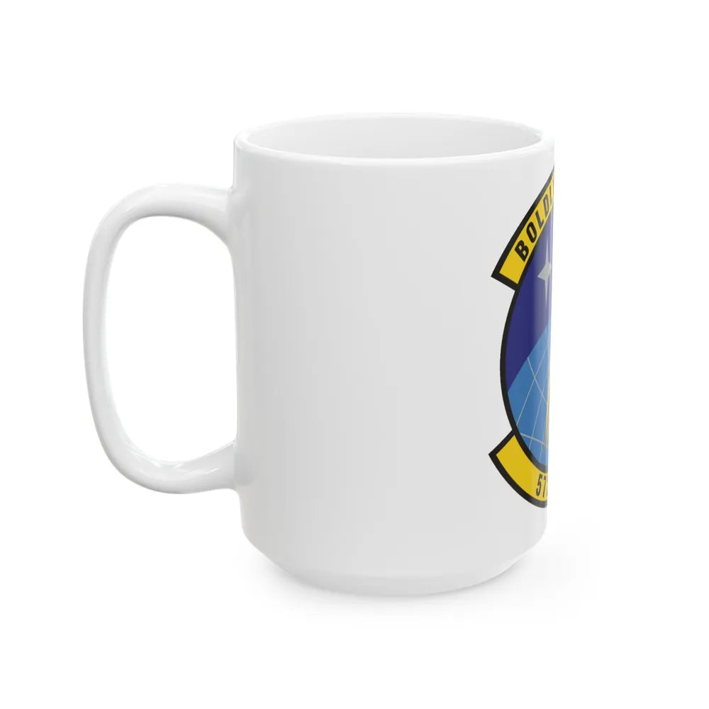 572d Global Mobility Readiness Squadron (U.S. Air Force) White Coffee Mug-Go Mug Yourself