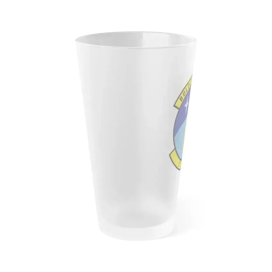 572d Global Mobility Readiness Squadron (U.S. Air Force) Frosted Pint Glass 16oz - Go Mug Yourself