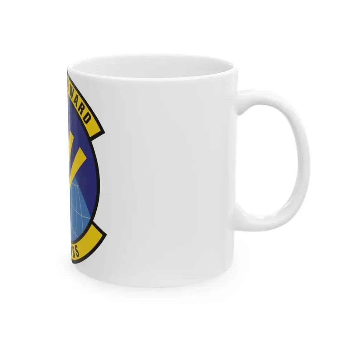 572d Global Mobility Readiness Squadron (U.S. Air Force) White Coffee Mug - Go Mug Yourself