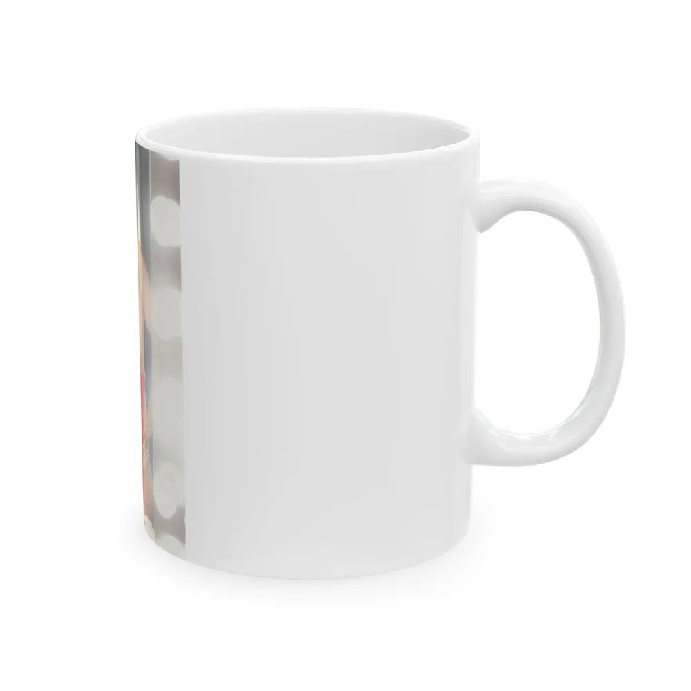 Linda Blair #269 - Partially Topless (Vintage Female Icon) White Coffee Mug-Go Mug Yourself