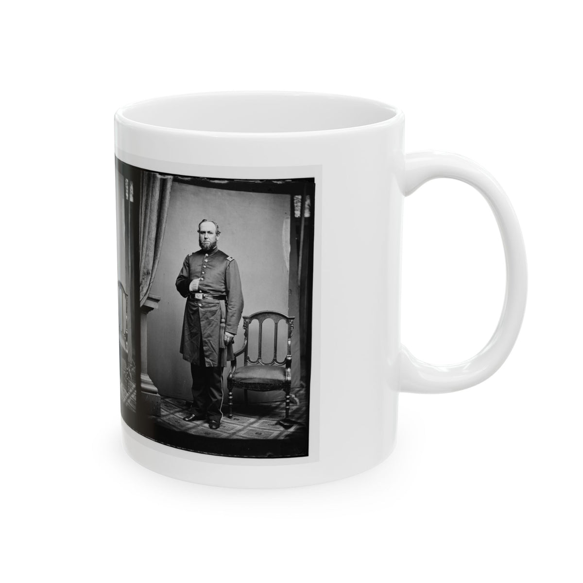 Untitled 001(2) (U.S. Civil War) White Coffee Mug