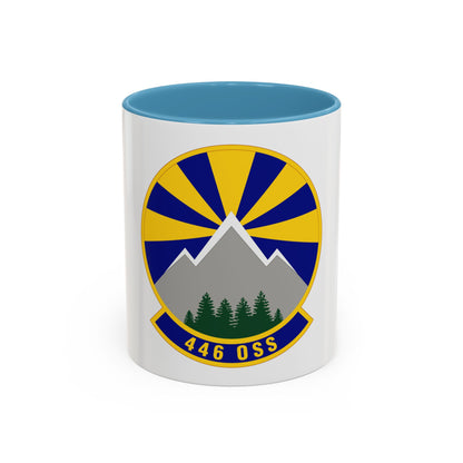 446 Operations Support Squadron (U.S. Air Force) Accent Coffee Mug