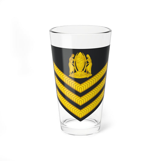 04 Tanzania Navy SSG (Tanzania) (Military Rank) Pint Glass 16oz