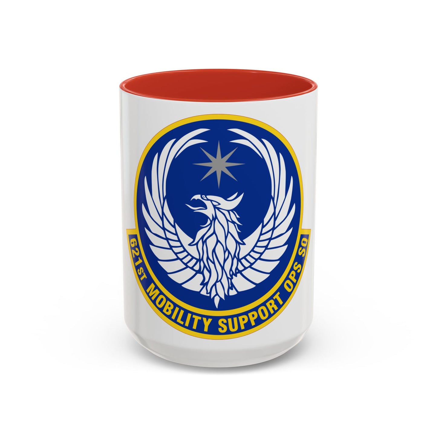 621 Mobility Support Operations Squadron AMC (U.S. Air Force) Accent Coffee Mug