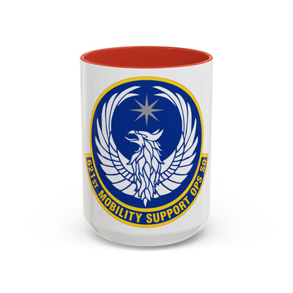 621 Mobility Support Operations Squadron AMC (U.S. Air Force) Accent Coffee Mug