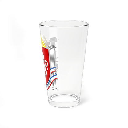 Emblem of Crimea (Russia) (Coat of Arms) Pint Glass 16oz