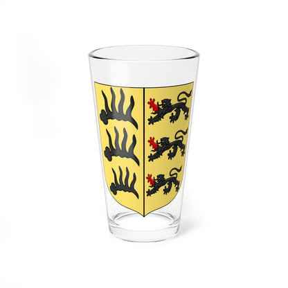 Coat of Arms of Wurtemberg-Urach (Germany) (Coat of Arms) Pint Glass 16oz