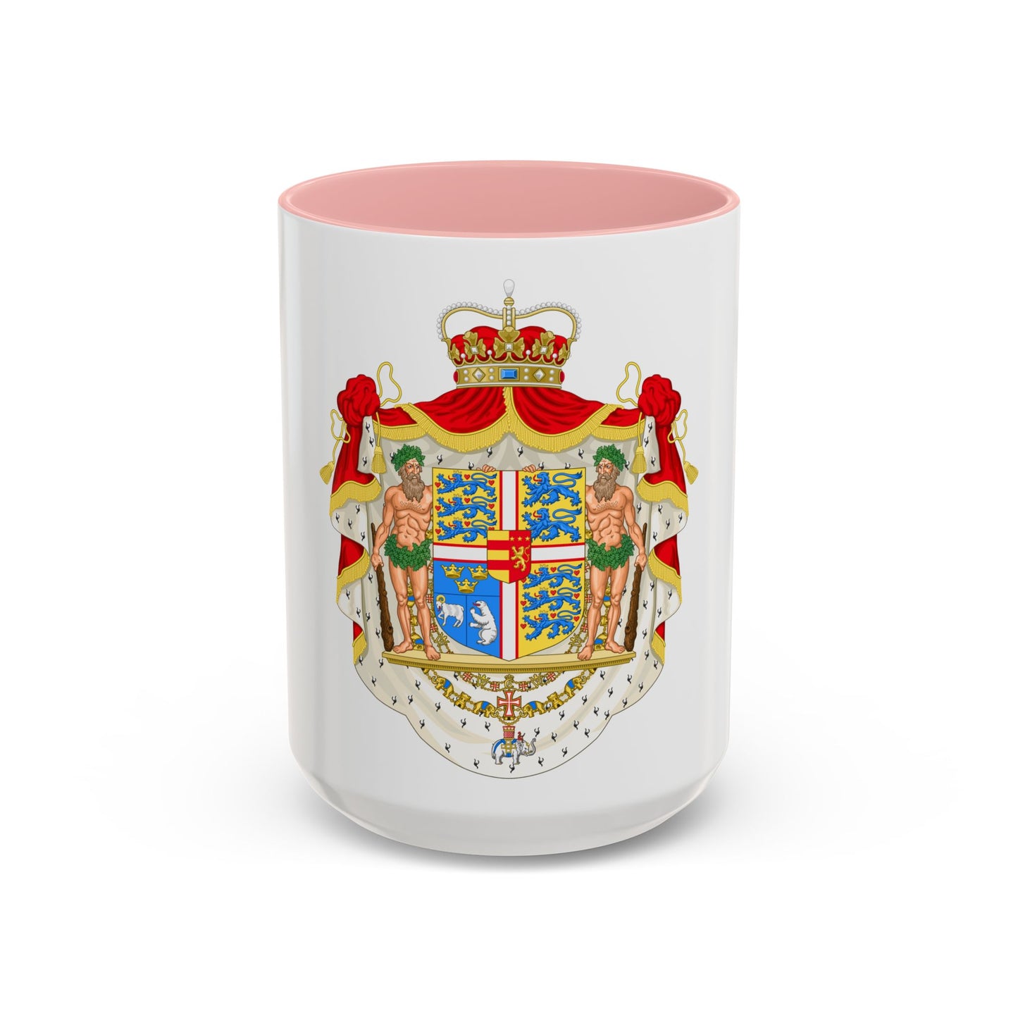 Coat of arms of Joachim, Prince of Denmark - Accent Coffee Mug