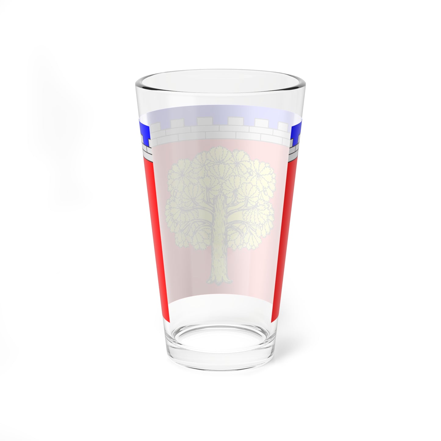 Flag Dubrovka Leningrad oblast (Russia) Pint Glass 16oz