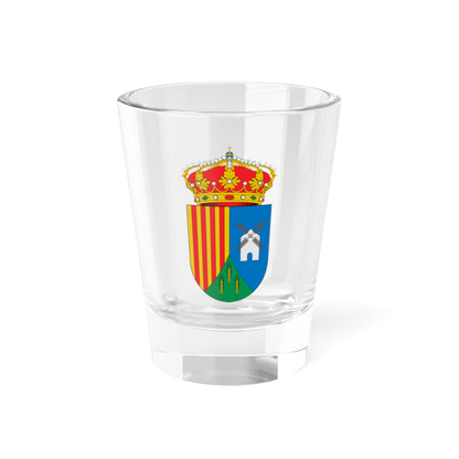 Escudo de Malanquilla (Spain) (Coat of Arms) Shot Glass 1.5oz