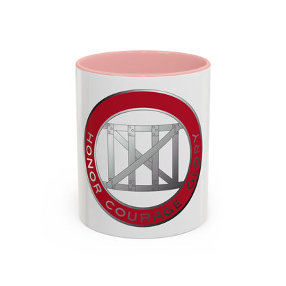 18 Engineer Battalion (U.S. Army) Accent Coffee Mug