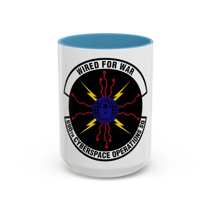 690th Cyberspace Operations (U.S. Air Force) Accent Coffee Mug