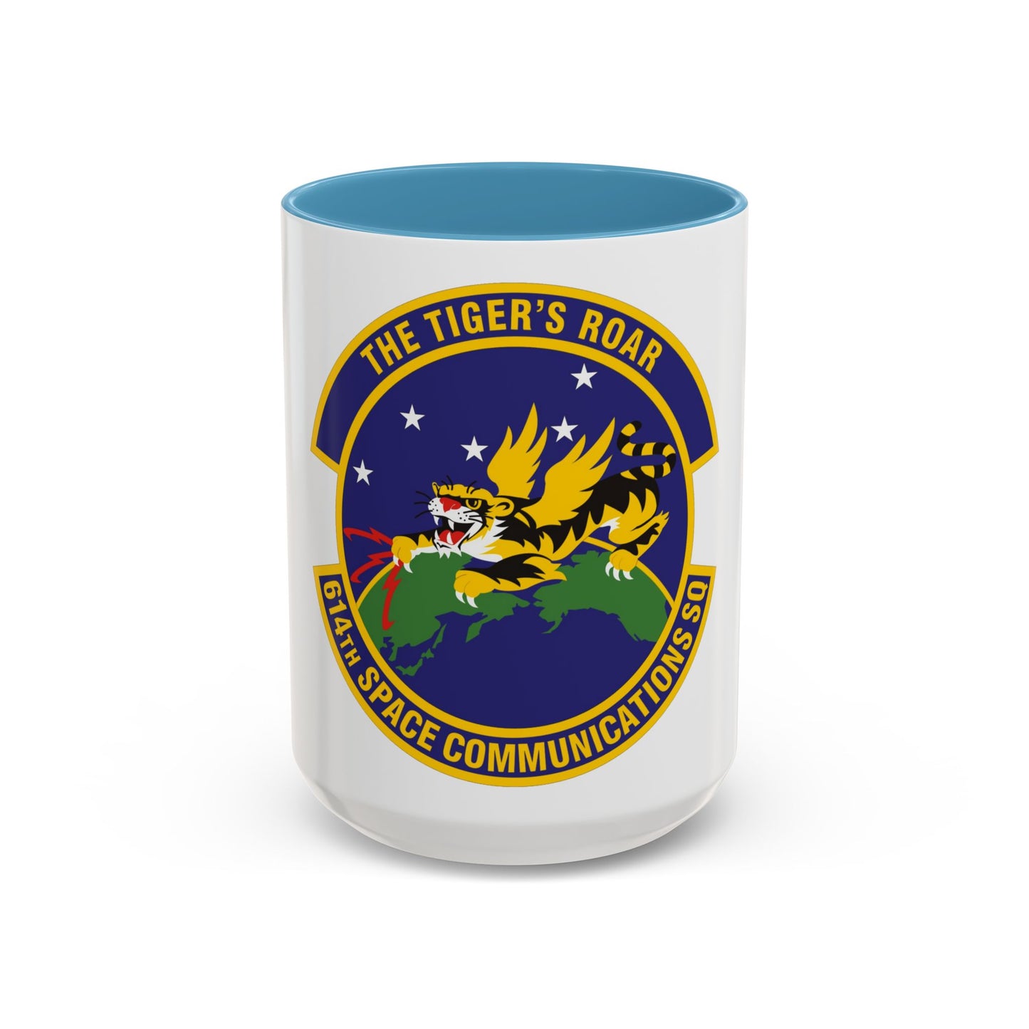 614th Space Communications Squadron (U.S. Air Force) Accent Coffee Mug