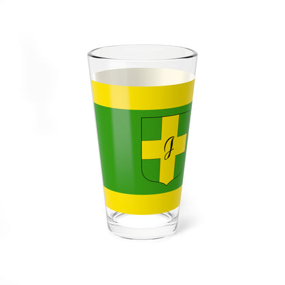 Flag of the 8th District of Budapest 1996-2012 (Hungary) Pint Glass 16oz