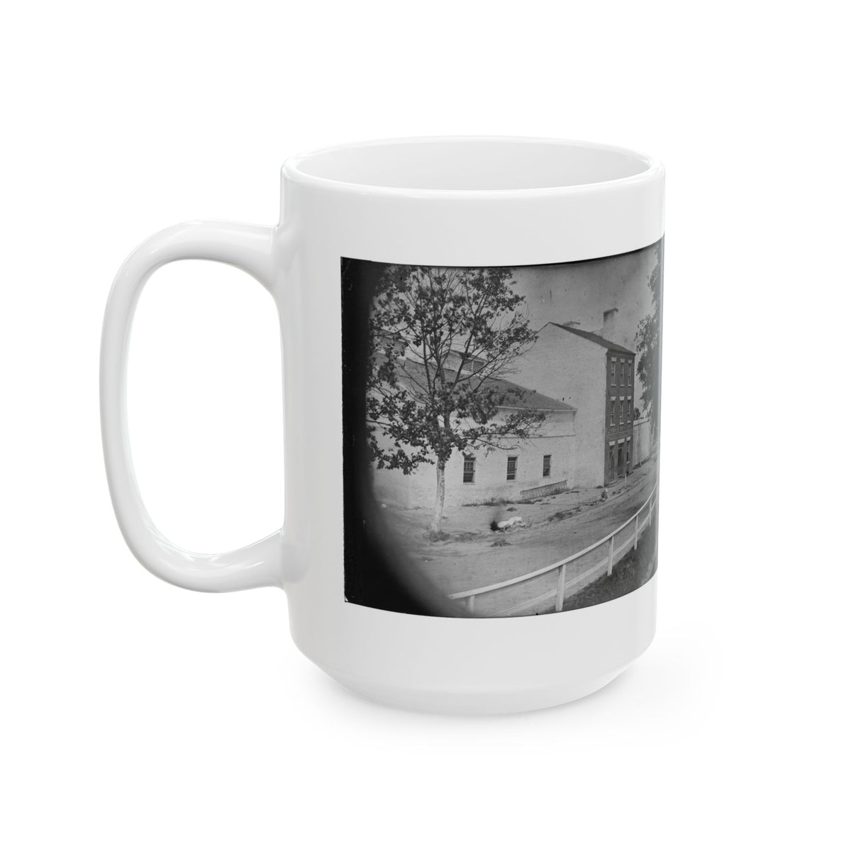 Alexandria, Virginia. Slave Pen. (Price, Birch & Company Dealers In Slaves) (U.S. Civil War) White Coffee Mug