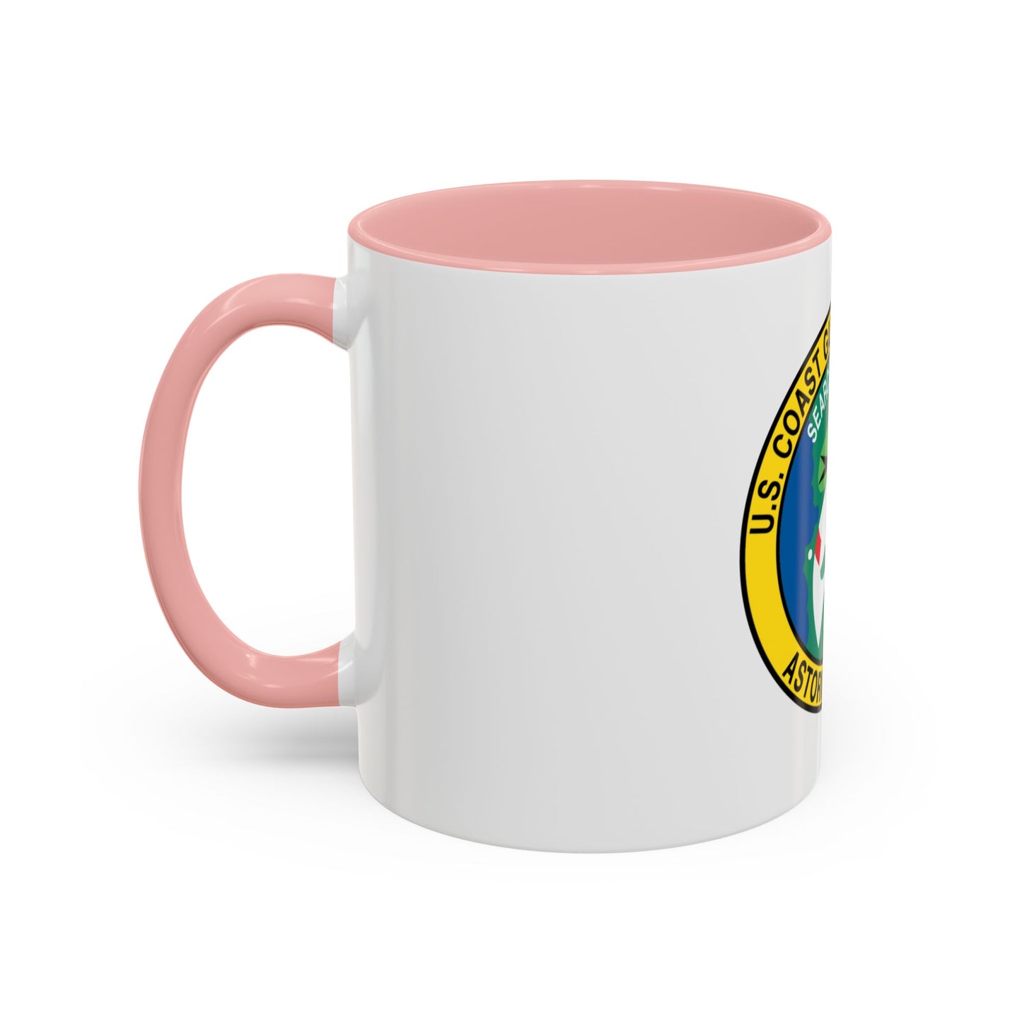 USCG Air Station Astoria (U.S. Coast Guard) Accent Coffee Mug