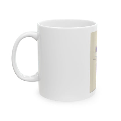 Girl with Hat Box, Coca-Cola advertisement - White Coffee Mug