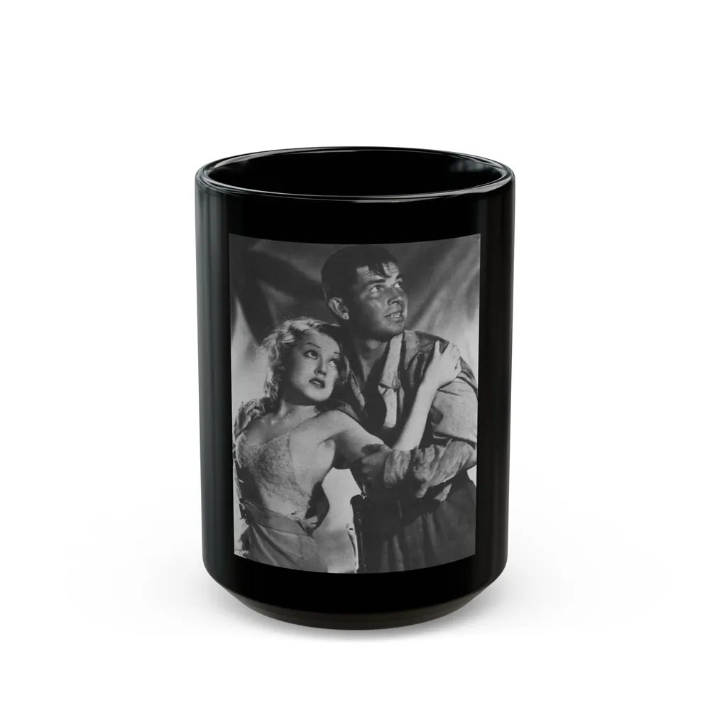 Fay Wray #43 (Vintage Female Icon) Black Coffee Mug-15oz-Go Mug Yourself